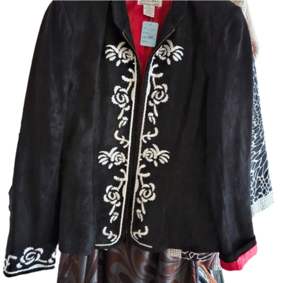 Vintage Leather Jenni Max NYC jacket size 8 - Picture 1 of 7